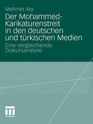 cover image of Der Mohammed-Karikaturenstreit in den deutschen und türkischen Medien